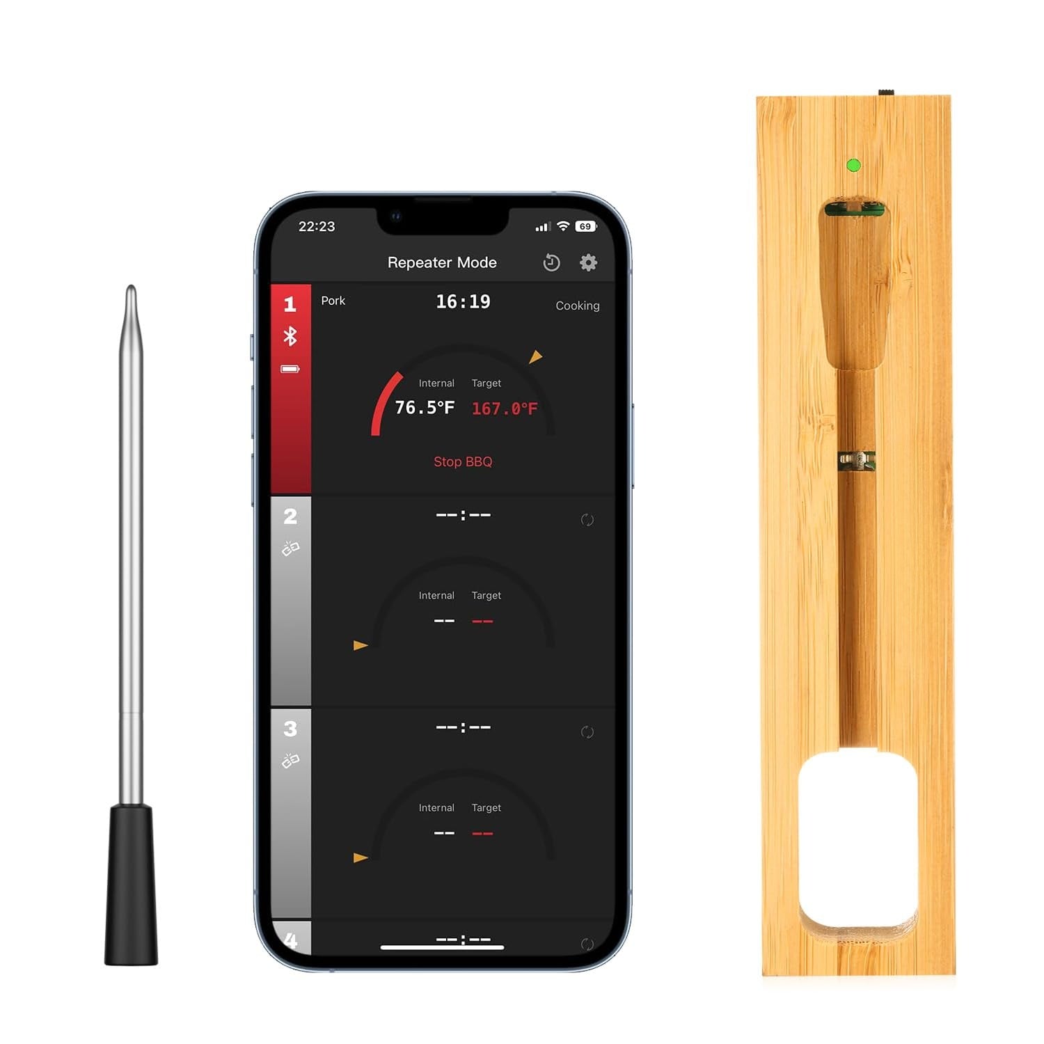 🔥Dual Probe Grill Beast💥 IP67 Waterproof & 1000°F Heatproof⚡ Bluetooth Smart Alerts🌪️ 10-in-1 BBQ/Oven/Smoker Kit | TikTok's #1 Meat Hero 🔥Dual Probe Grill Beast💥 IP67 Waterproof & 1000°F Heatproof⚡ Bluetooth Smart Alerts🌪️ 10-in-1 BBQ/Oven/Smoker Kit | TikTok's #1 Meat Hero